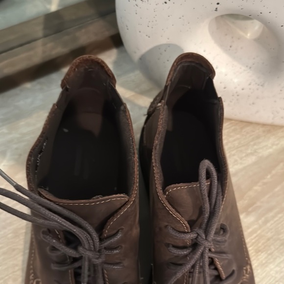 Clarks Brown Suede Chukka Boots Casual‎ - Picture 3 of 6